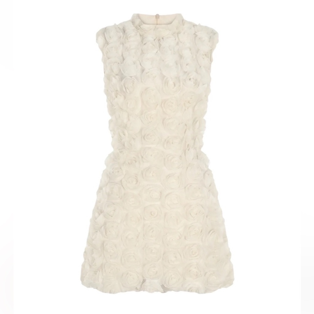 KHÉLA THE LABEL INTERNATIONAL
CRUSH ON YOU DRESS 3D roses A-line silhouette NWT